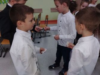 Spotkanie opłatkowe w klasie 1b